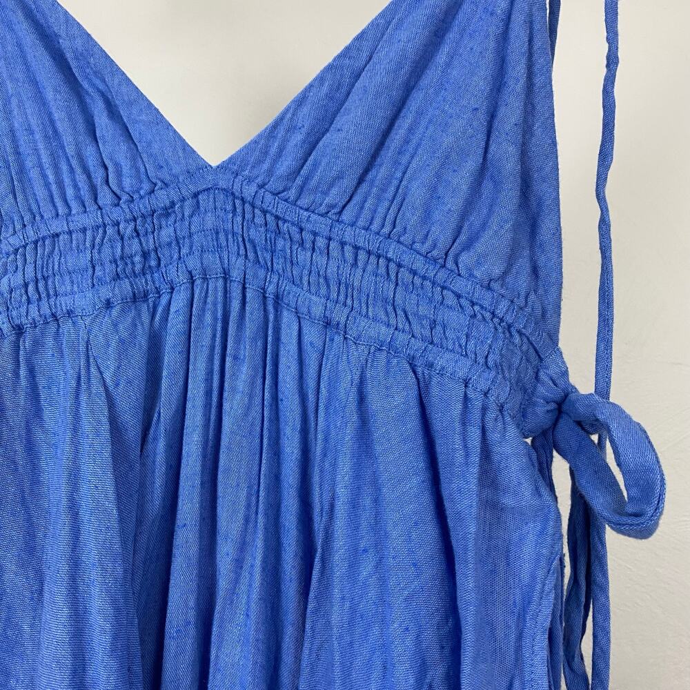 Free People Tropical Heat Maxi Dress - Inginue Blue - Size Small - Picture 6 of 11